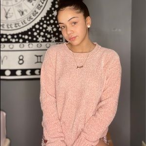Pink sweater